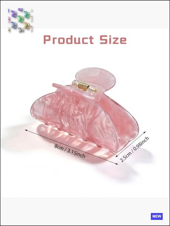 36 Pack Large Acrylic Hair Claw Clips Non Slip Jaw Clips for Thick Thin Hair main image 5